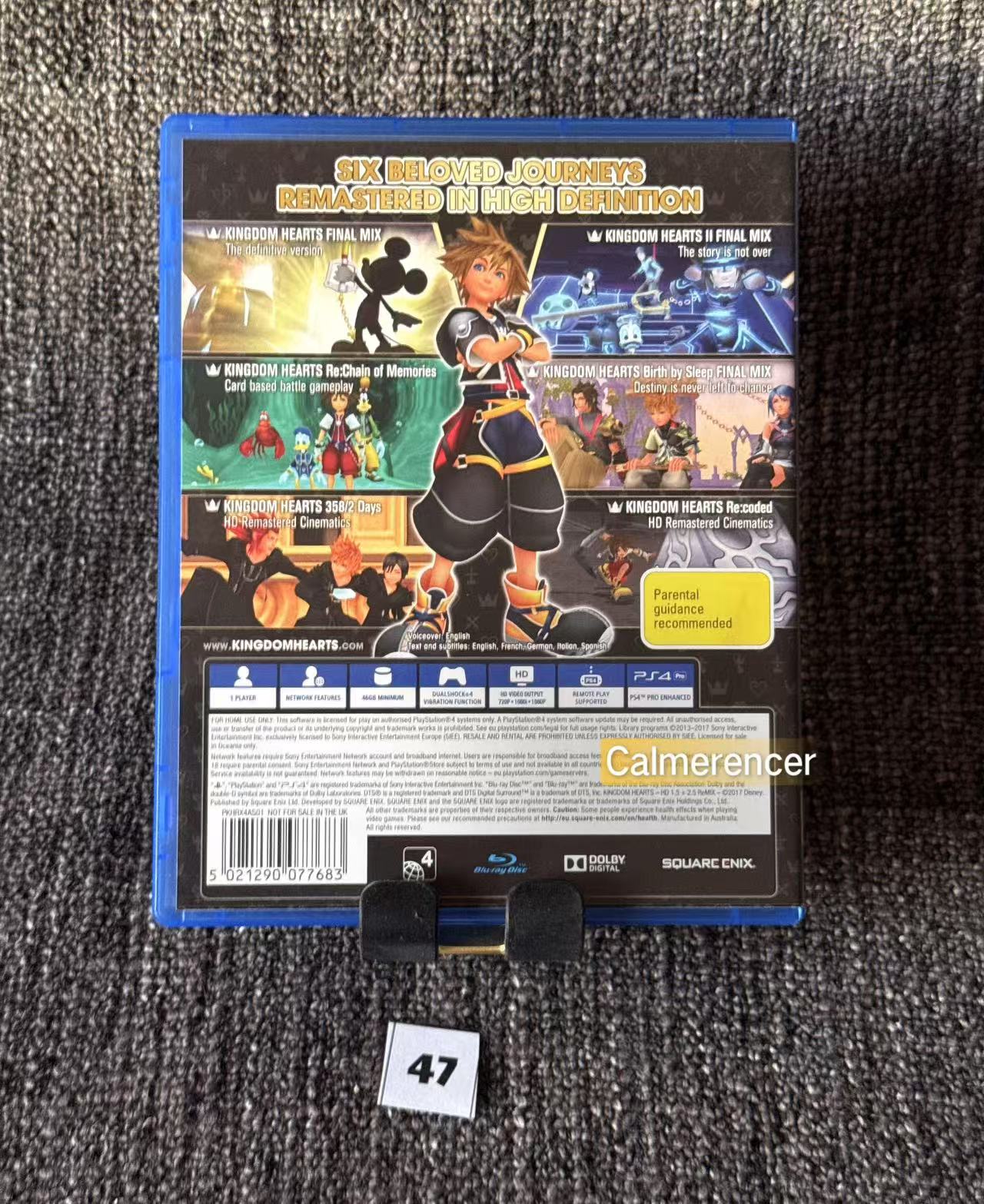 Kingdom Hearts Remix Sony Playstation 4 (PS4) Game