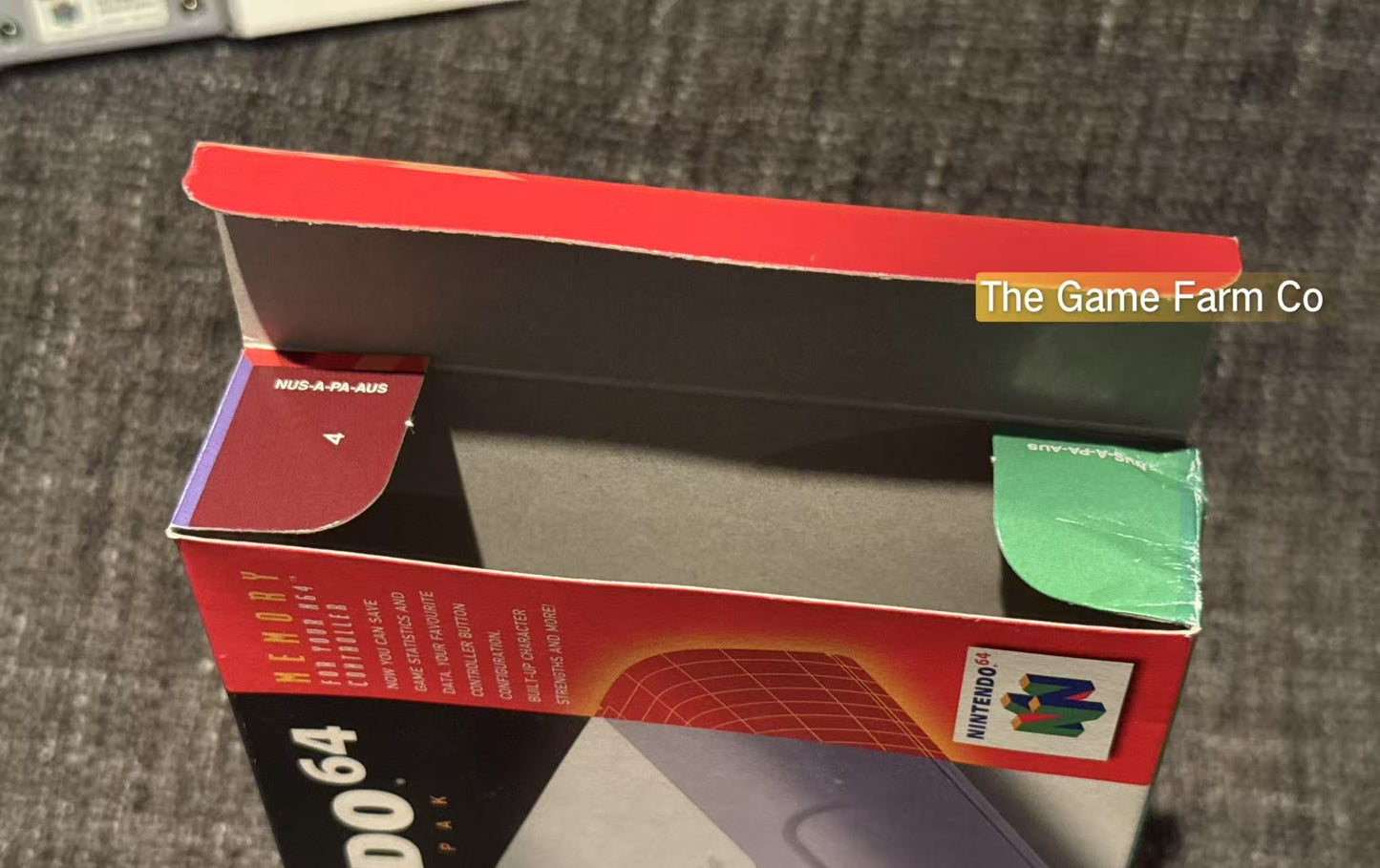 Genuine N64 Memory/Controller Pak Boxed - Pal Version