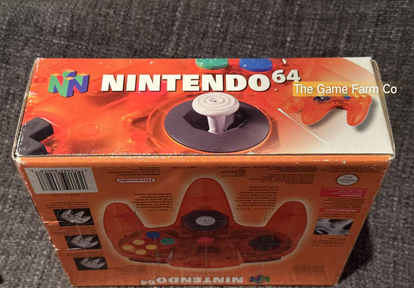 All Genuine boxed Fire Orange N64 controller in excellent condition (Nintendo)