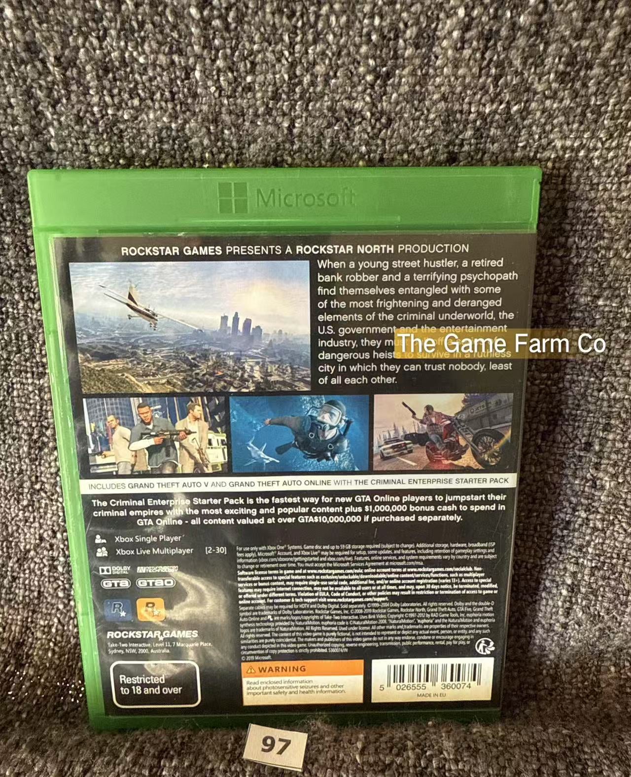 Grand Theft Auto 5 V Premium Edition - GTA Xbox Series X Game - Microsoft Xbox One