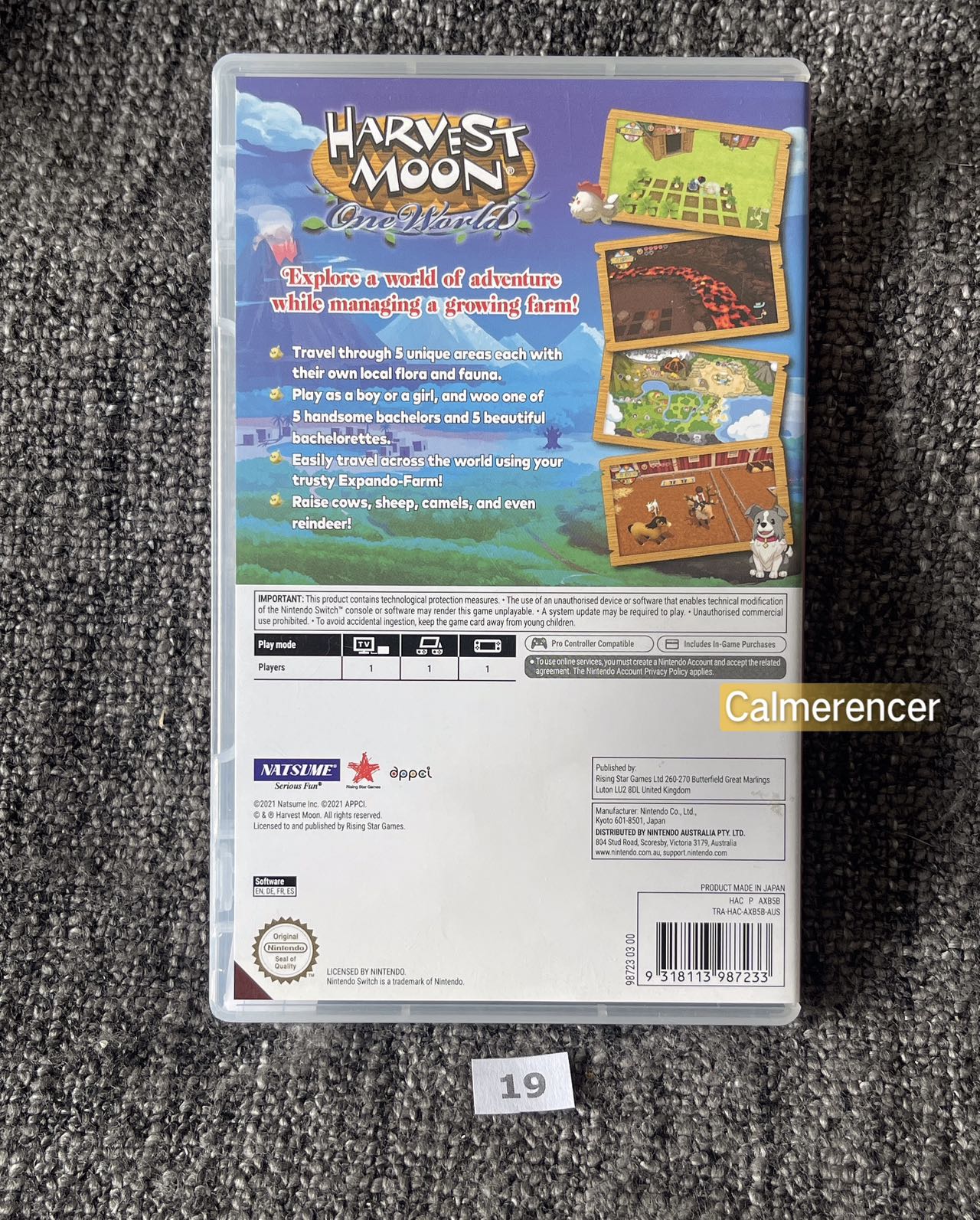 Harvest Moon One World Game - Nintendo Switch
