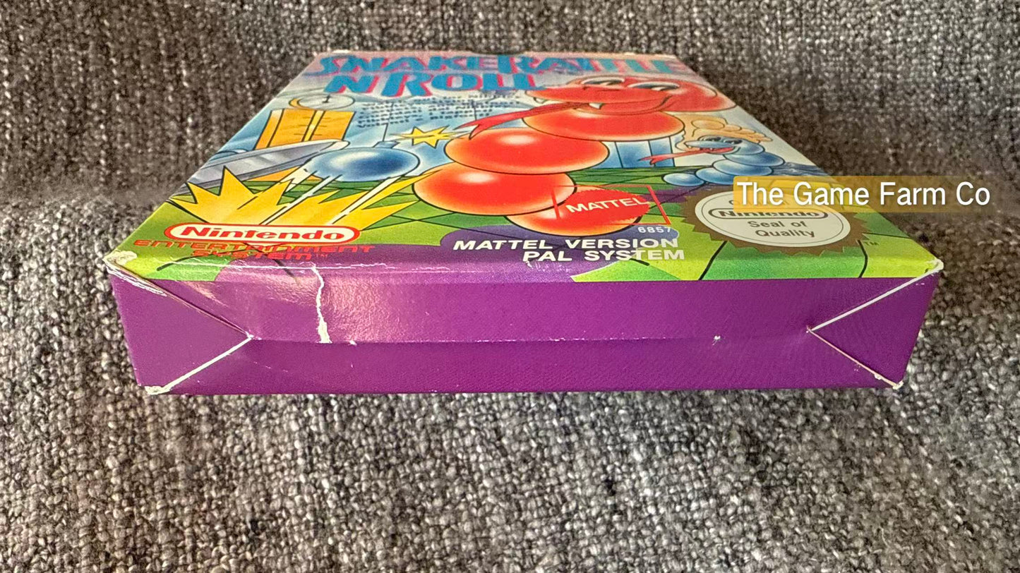 Snake Rattle 'N' Roll Boxed Game - Nes - Nintendo / Entertainment System - Pal Version