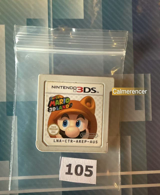 Super Mario 3D Land Game - No case Nintendo 3DS