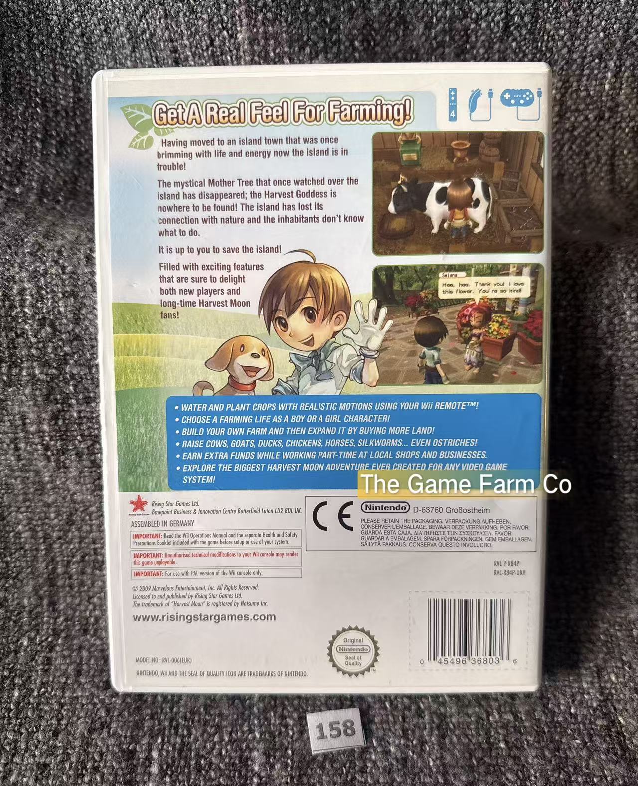 Harvest Moon Tree of Tranquility (Nintendo Wii) CIB Complete with Manual PAL