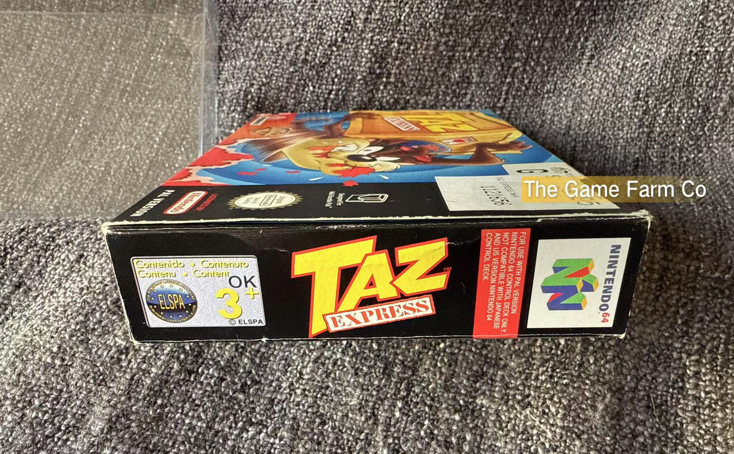 Taz Express Game Boxed - Nintendo 64 / N64 - Pal Version