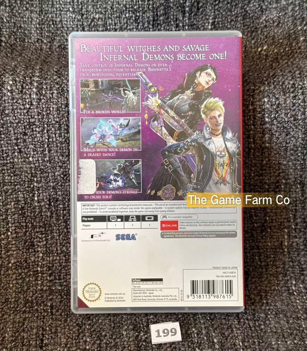 Bayonetta 3 Nintendo Switch Physical Game CIB Tested Used Great Condition