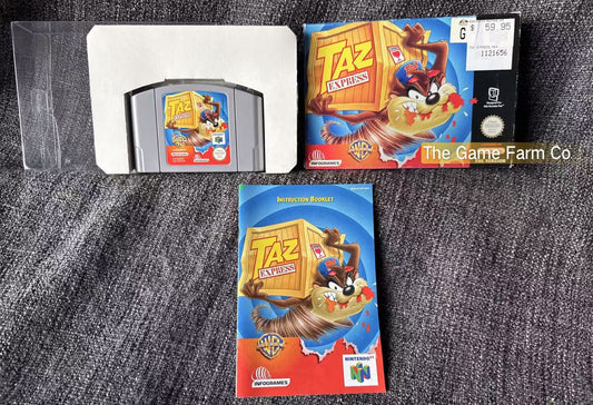 Taz Express Game Boxed - Nintendo 64 / N64 - Pal Version