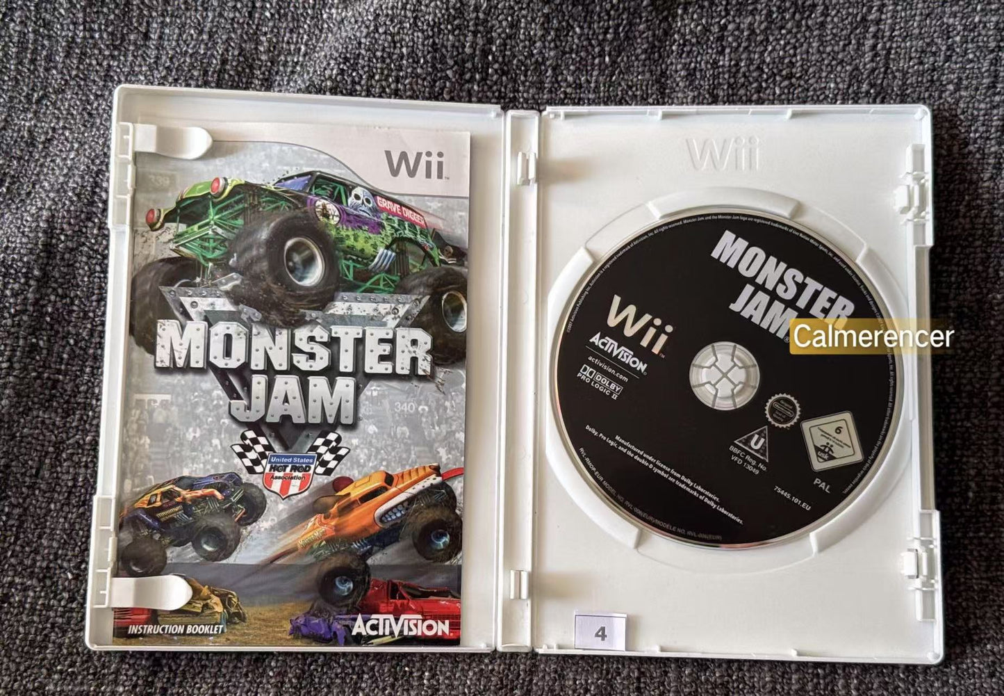 Monster Jam -  Nintendo Wii game