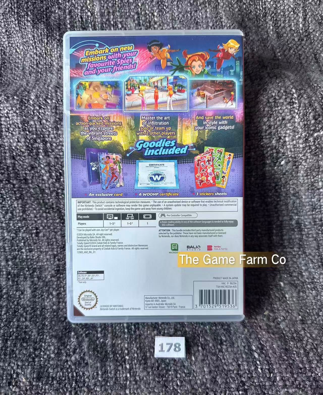 Totally Spies! Cyber Mission (Nintendo Switch) Brand New Physical Cartridge PAL