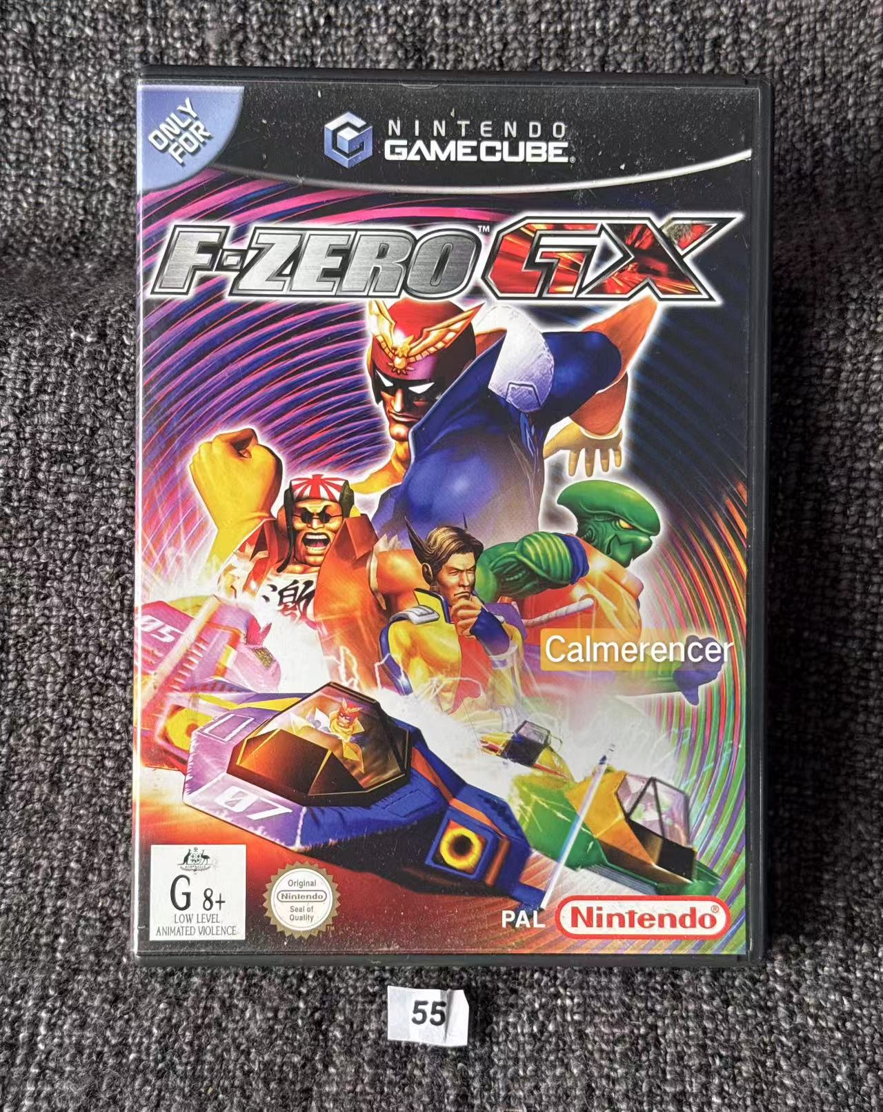 F-Zero GX  Case & Manual only - NO GAME - Nintendo Gamecube - Pal Version