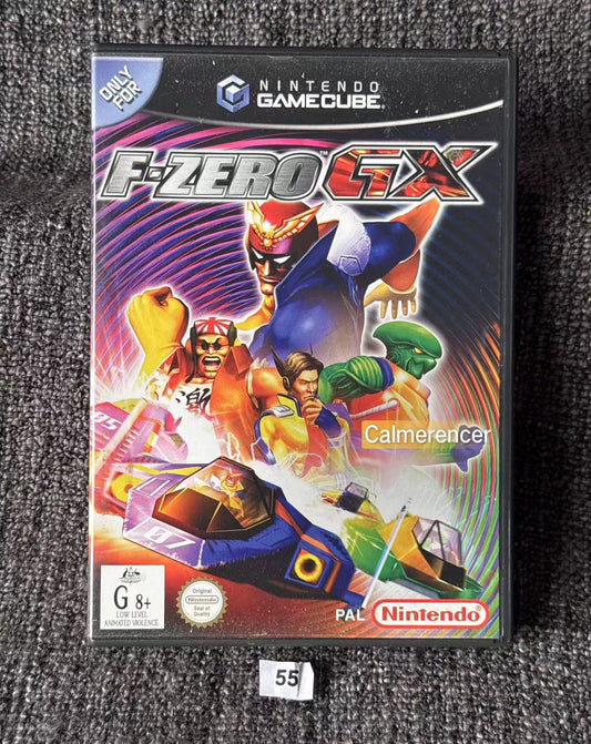 F-Zero GX  Case & Manual only - NO GAME - Nintendo Gamecube - Pal Version