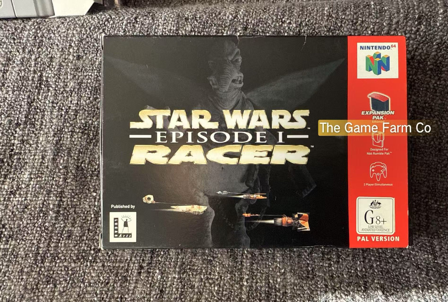 Star Wars Racer Episode 1 Game Boxed - Nintendo 64 / N64 - Pal Version