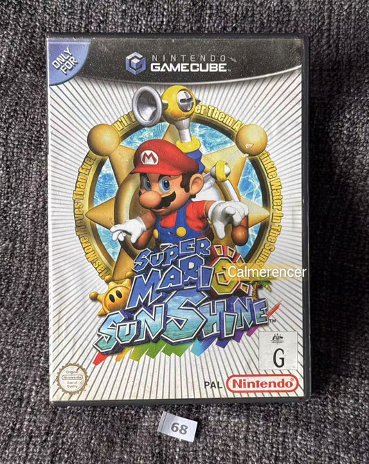 Super Mario Sunshine Game - No manual - Nintendo Gamecube - Pal Version