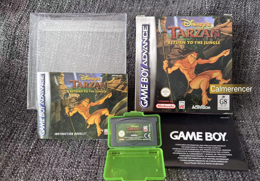 Tarzan Disneys Return To The Jungle Boxed Game -Nintendo Gameboy Advance GBA - Pal Version