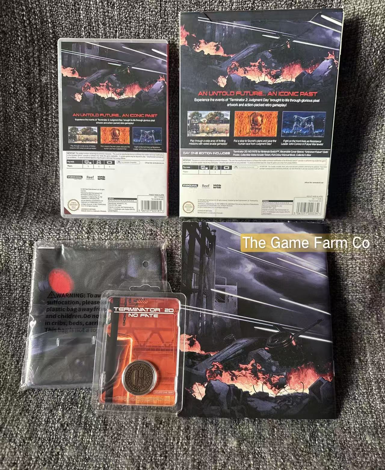Terminator 2D: NO FATE Day One Edition (Nintendo Switch) Complete CIB Physical Box PAL