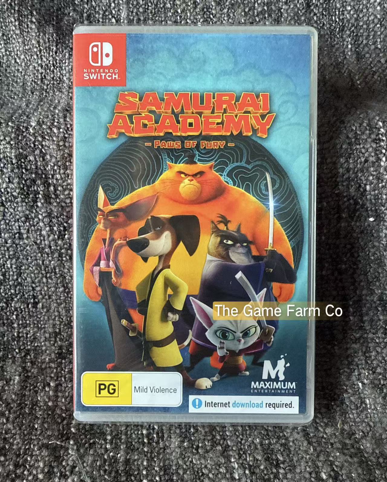 Samurai Academy: Paws of Fury (Nintendo Switch) Brand New & sealed Physical Cartridge PAL