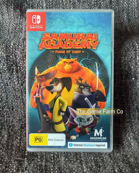Samurai Academy: Paws of Fury (Nintendo Switch) Brand New & sealed Physical Cartridge PAL