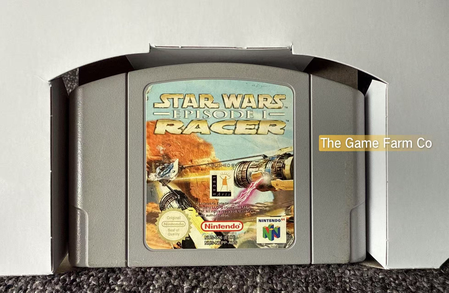 Star Wars Racer Episode 1 Game Boxed - Nintendo 64 / N64 - Pal Version
