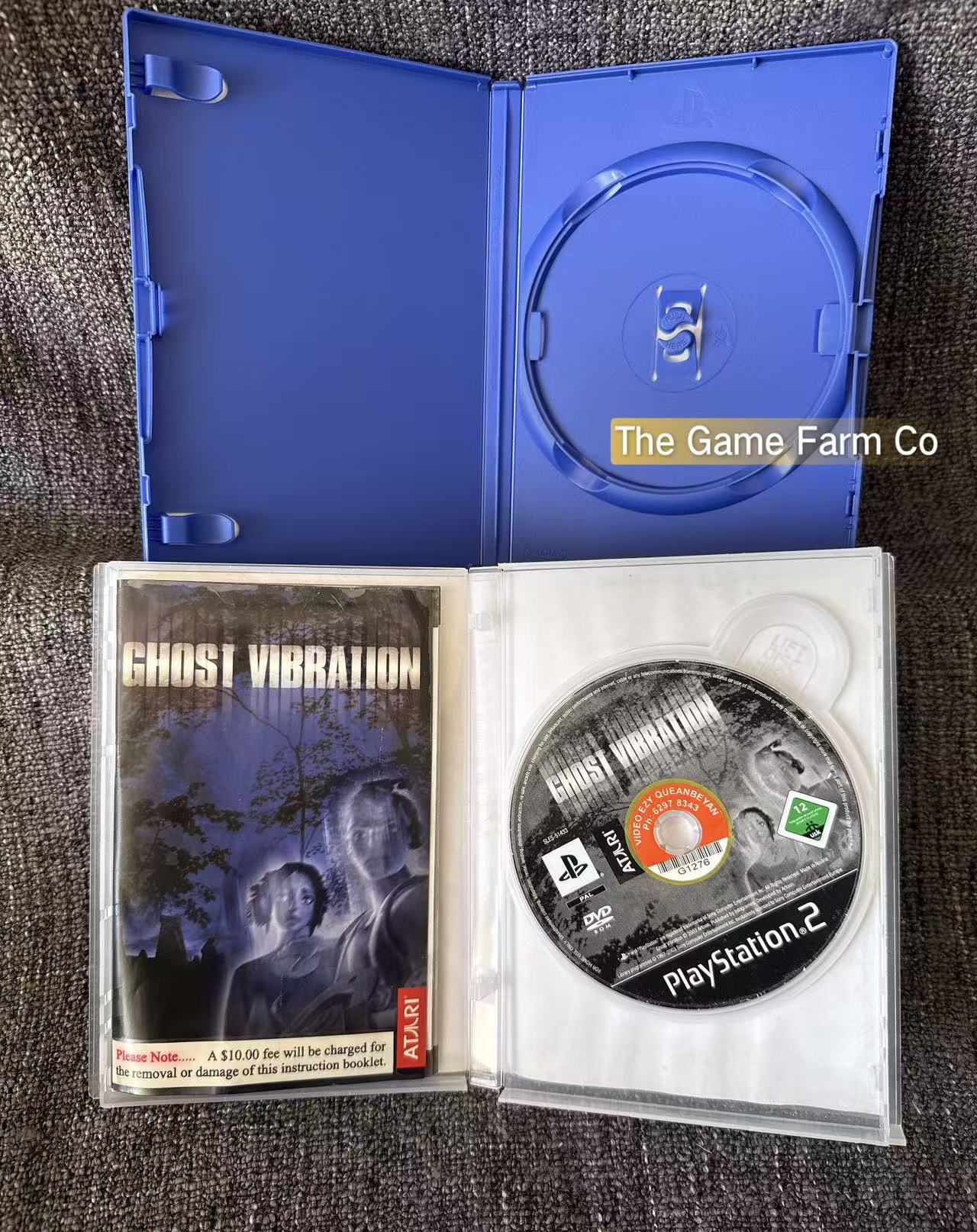 Ghost Vibration PS2 Physical Game CIB PAL Tested Used