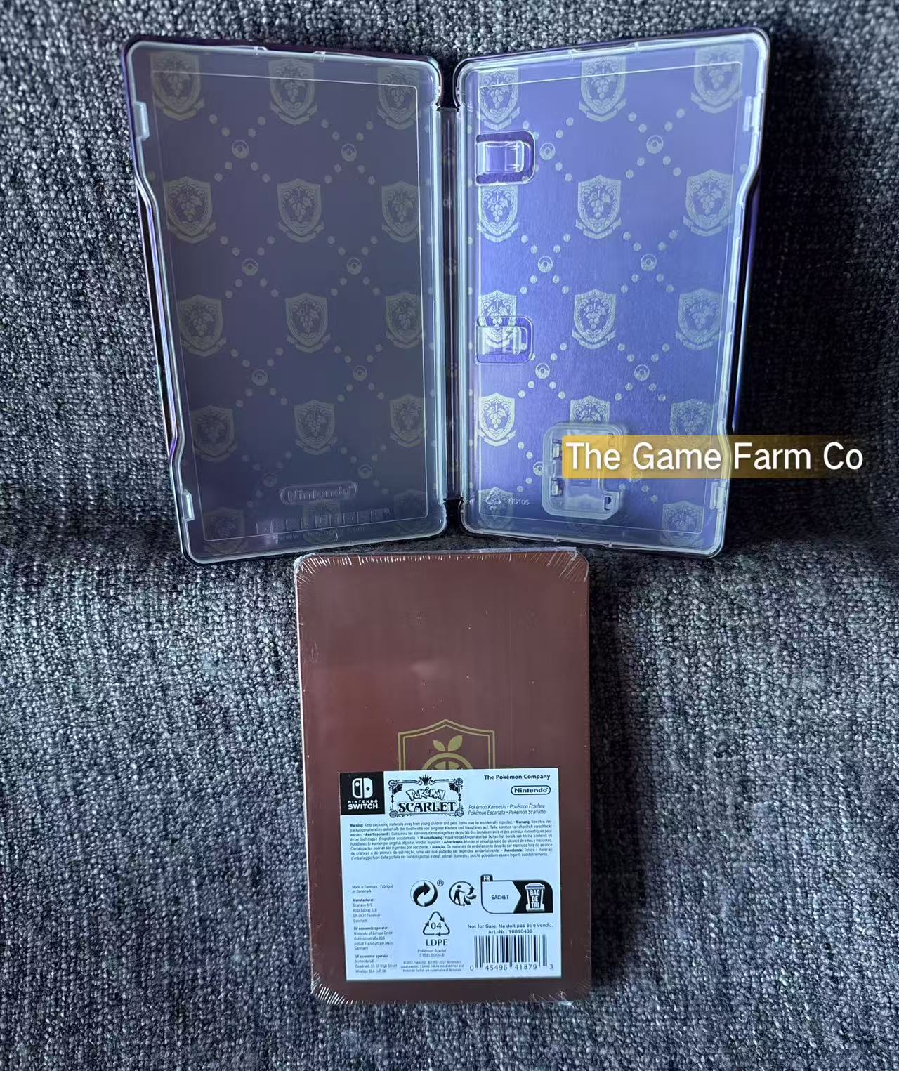 Pokemon Violet and Scarlet (Sealed) Steel Cases - NO GAMES -Switch Game - Nintendo Switch