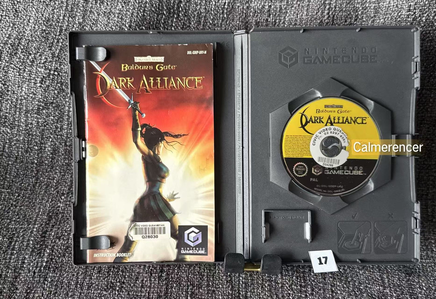 Dark Alliance Baulders Gate Game - Nintendo Gamecube - Pal Version