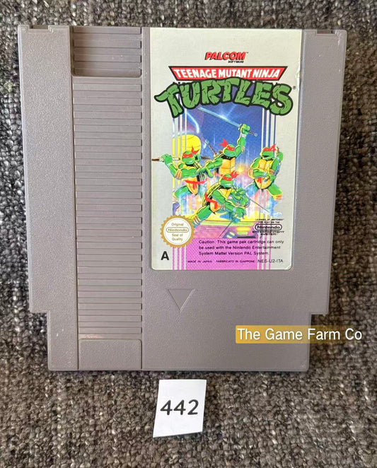 Teenage Mutant Ninja Turtles Nintendo NES Physical Game Cartridge PAL Tested Used
