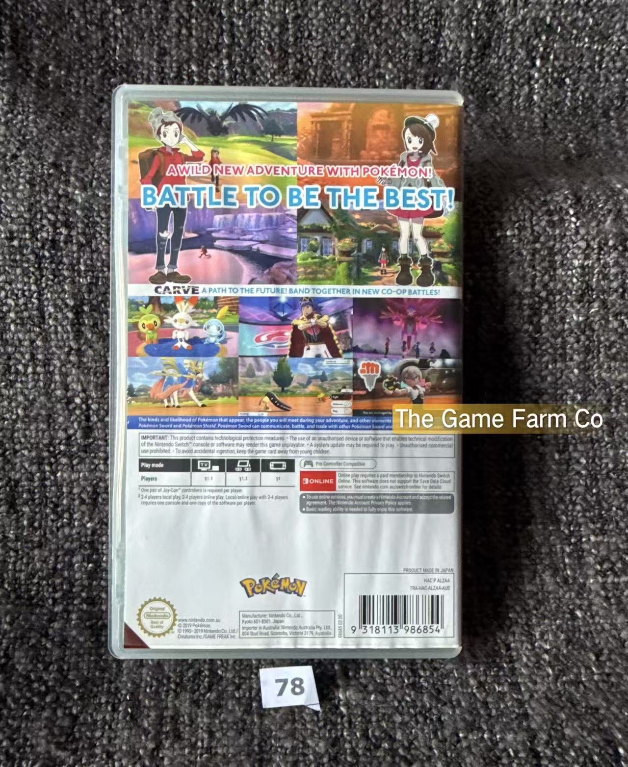 Pokemon Sword Game - Nintendo Switch