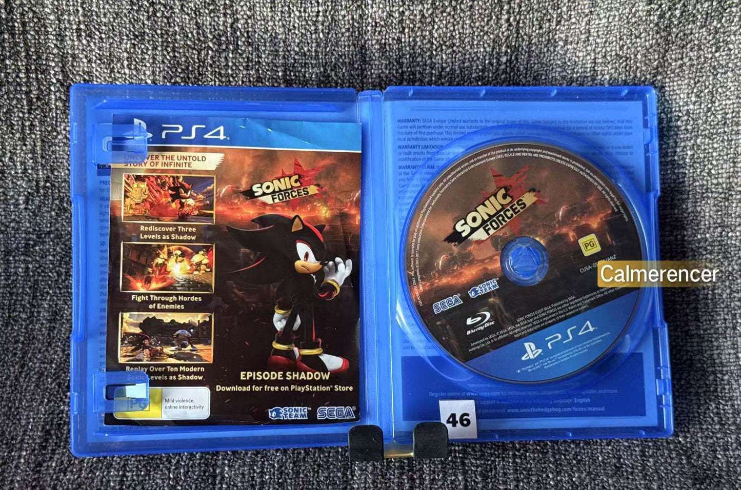 Sonic Forces Sony Playstation 4 (PS4) Game