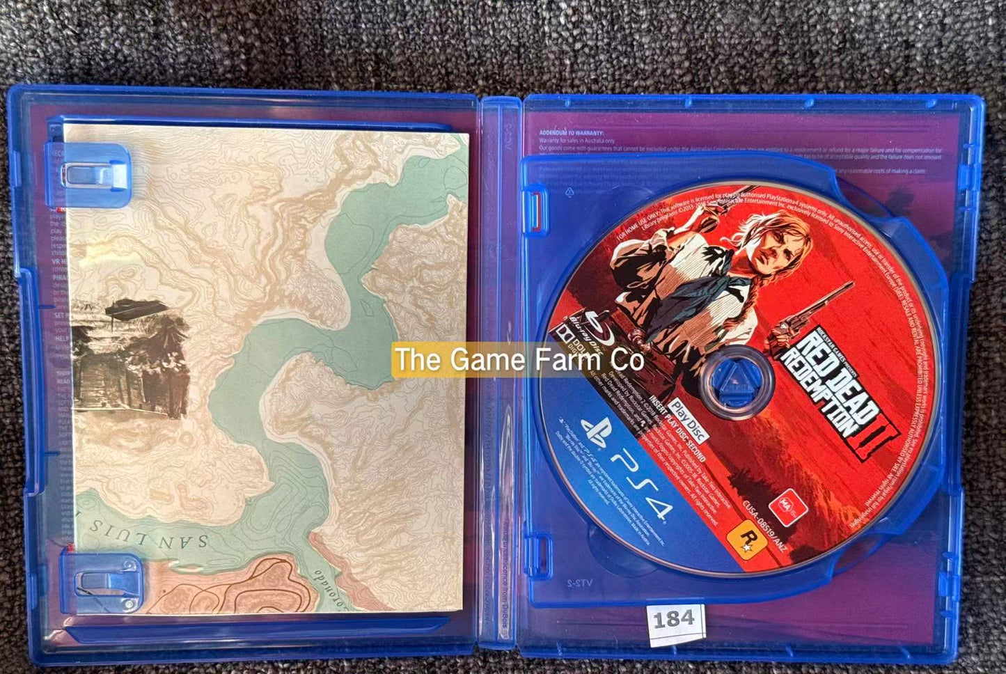Red Dead Redemption Sony PlayStation 4 Complete PAL Tested Used