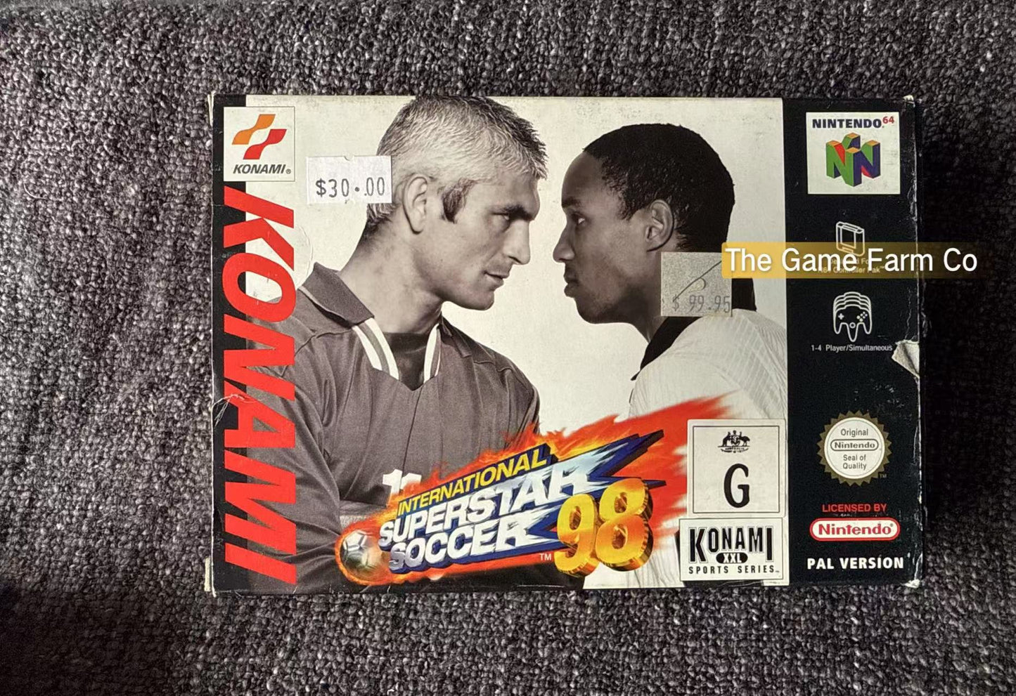 International Superstar Soccer 64 Game Boxed - Nintendo 64 / N64 - Pal Version