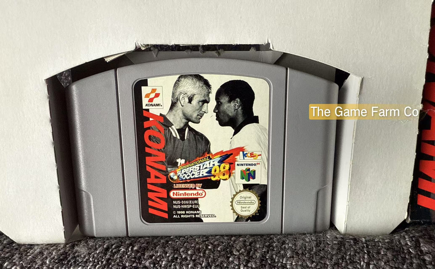 International Superstar Soccer 64 Game Boxed - Nintendo 64 / N64 - Pal Version