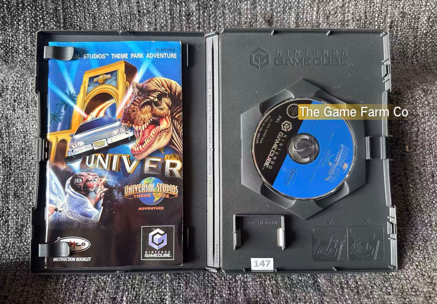 Universal Studios Theme Parks Adventure (GameCube) Complete CIB Manual PAL
