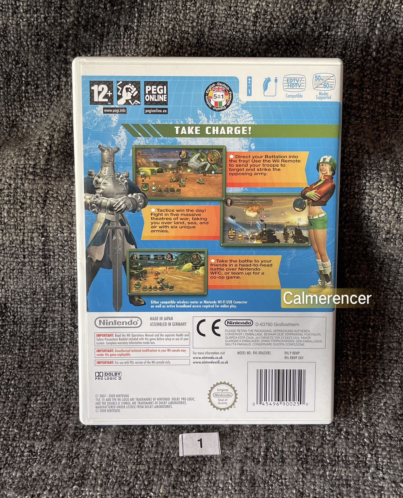 Battlion Wars BW ii 2 - Nintendo Wii game