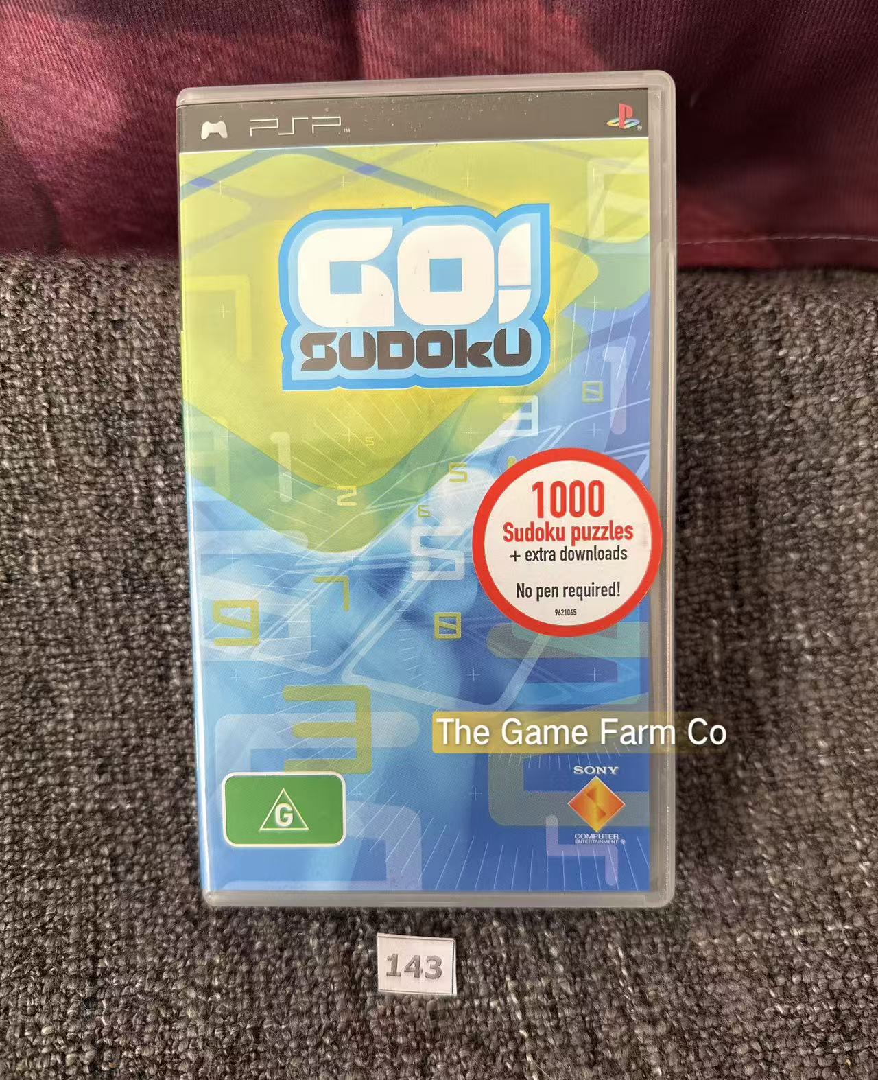 Go! Sudoku Sony PSP Complete AUS Tested Used
