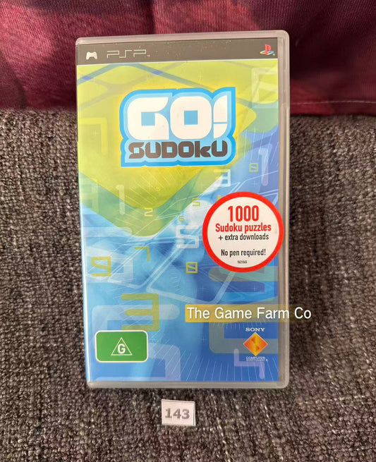 Go! Sudoku Sony PSP Complete AUS Tested Used