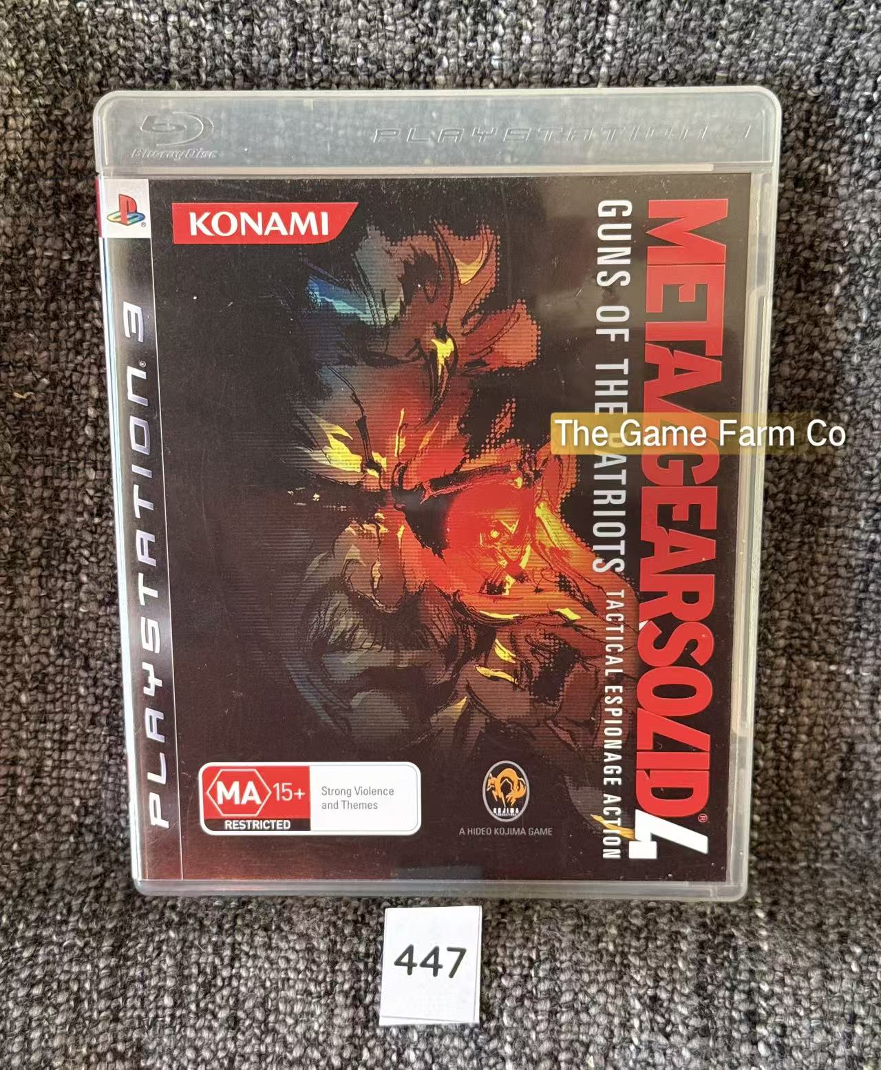 Metal Gear Solid 4 PS3 Physical Game CIB PAL Tested Used