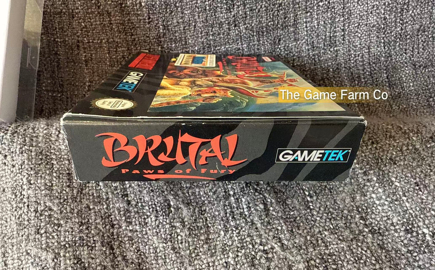 Brutal Paws Of Fury Boxed - Super Nintendo (Snes) Game
