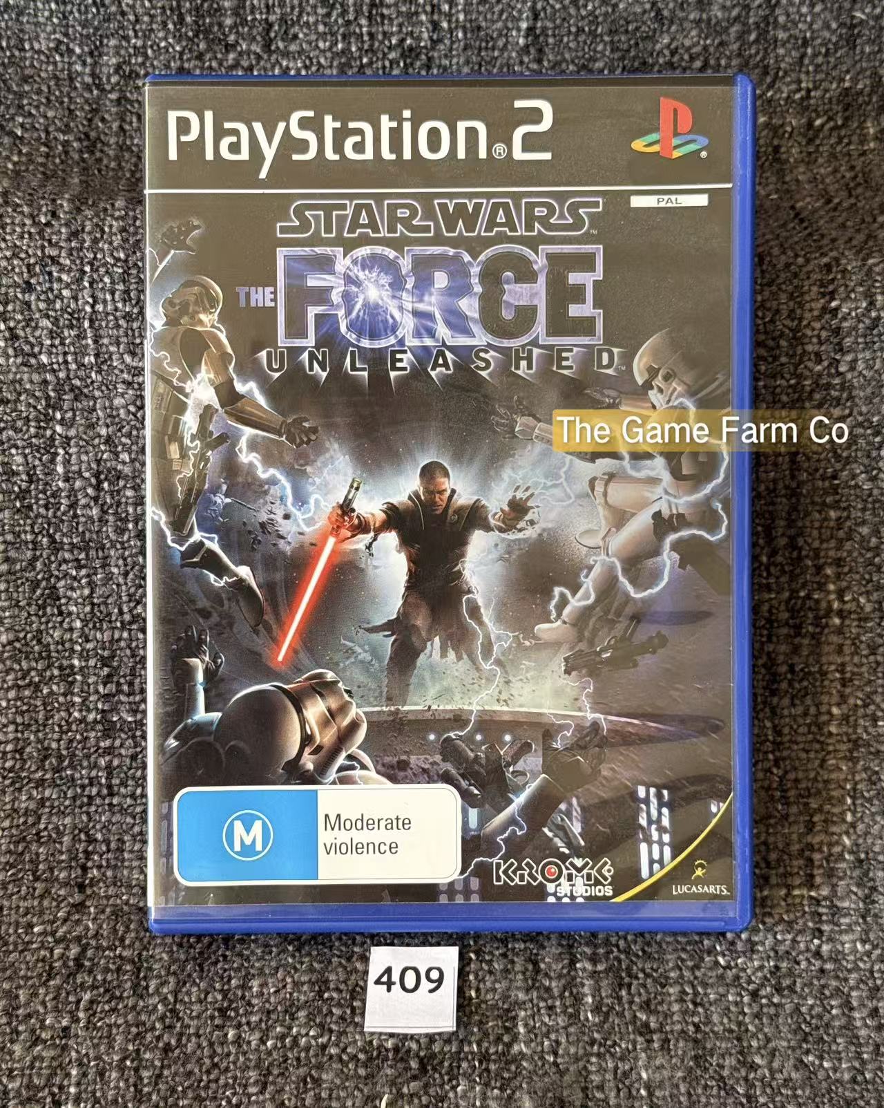 Star Wars: The Force Unleashed PS2 Physical Game CIB PAL Tested Used
