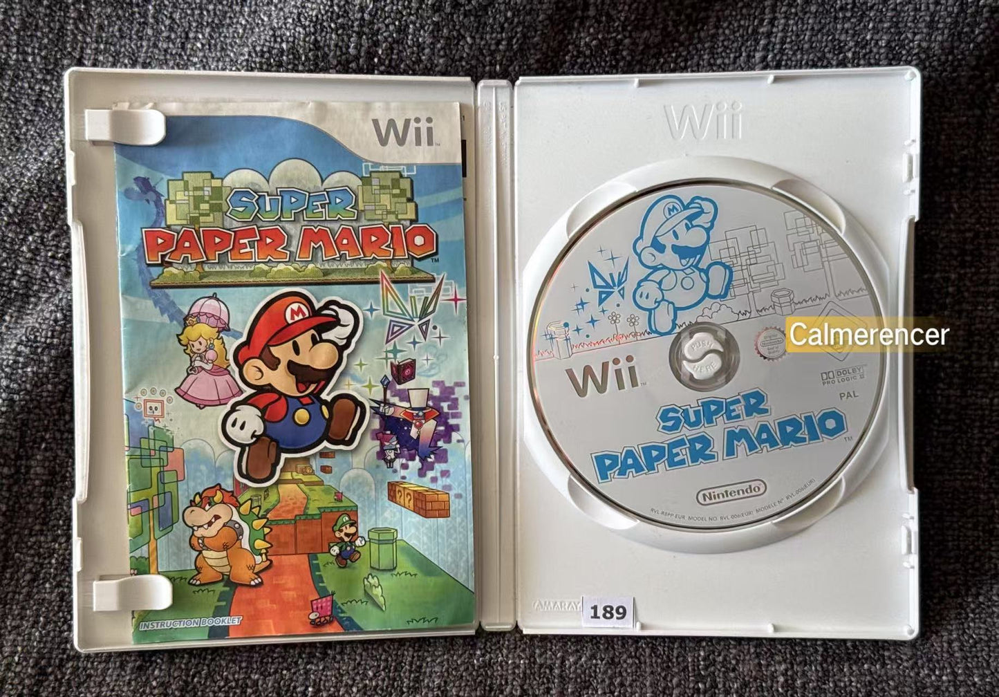 Super Paper Mario - Nintendo Wii game