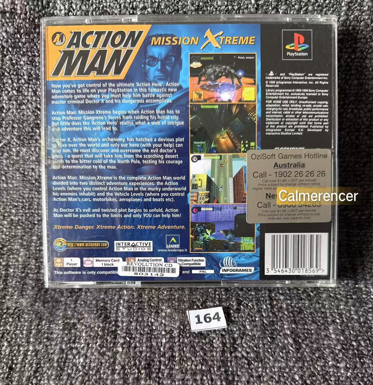 Action Man - Sony Playstation One (PS1) Game
