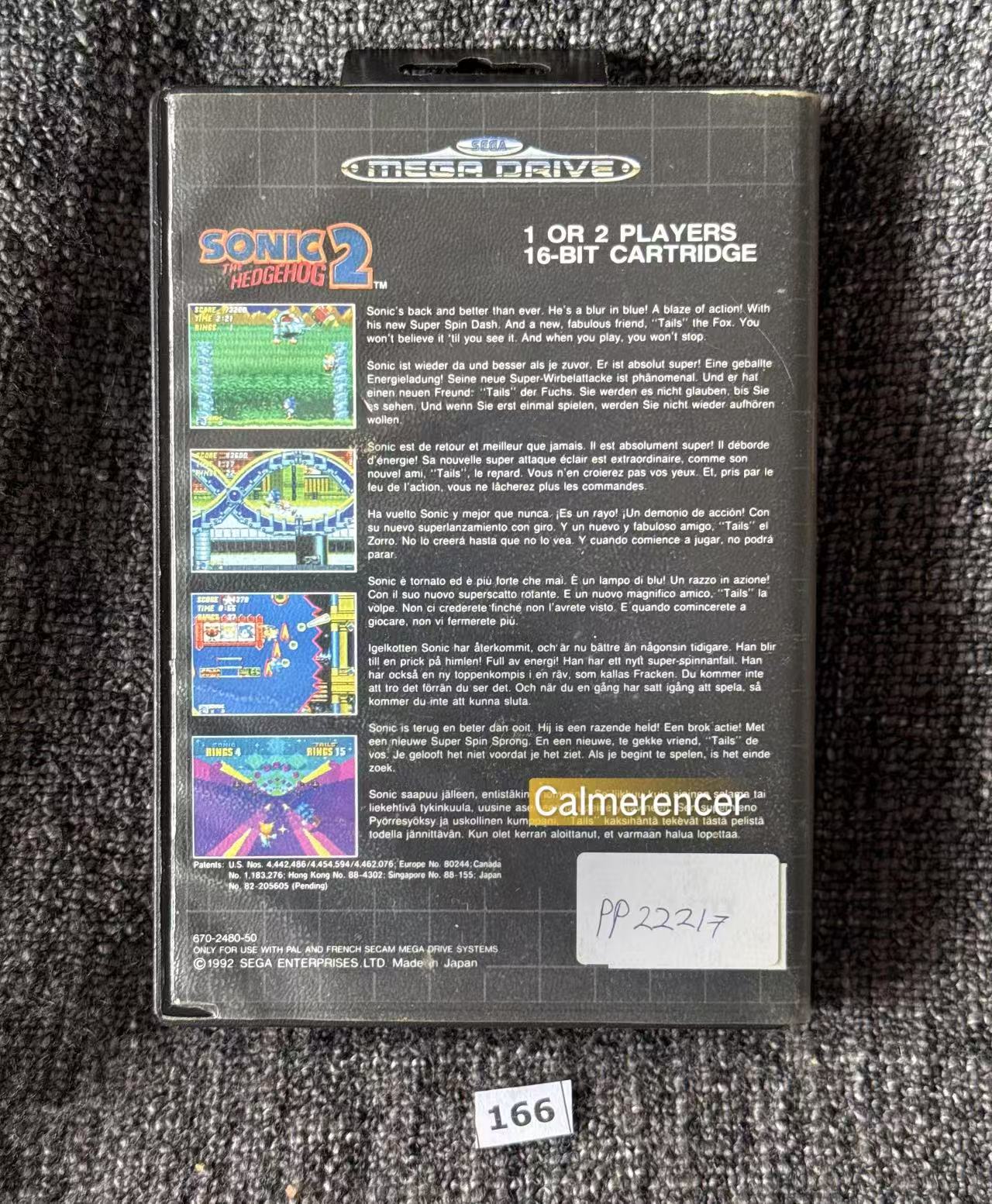 Sonic The Hedgehog 2 - Game - Sega Mega Drive