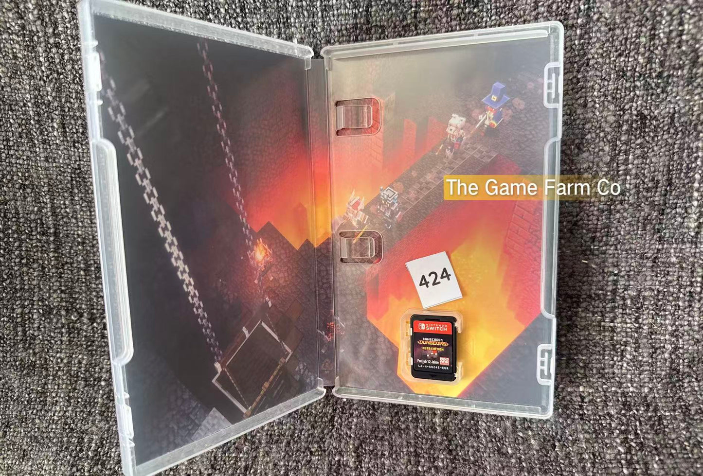 Minecraft Dungeons Hero Edition Nintendo Switch Physical Game Cartridge PAL Tested Used