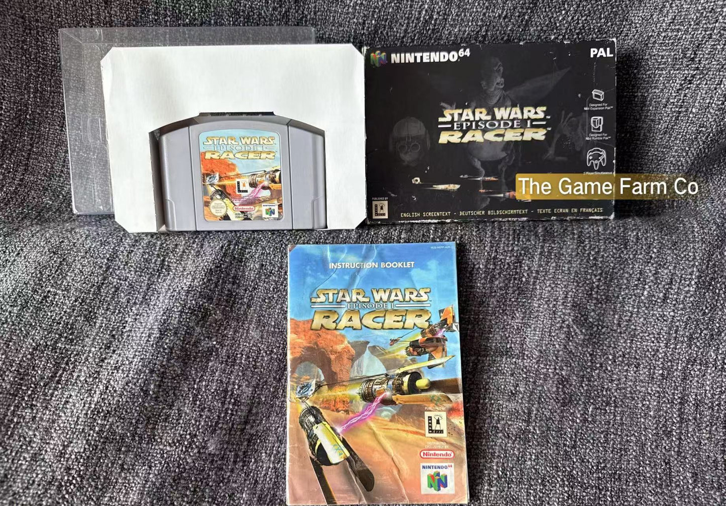 Star Wars Racer Episode 1 Game Boxed - Nintendo 64 / N64 - Pal Version