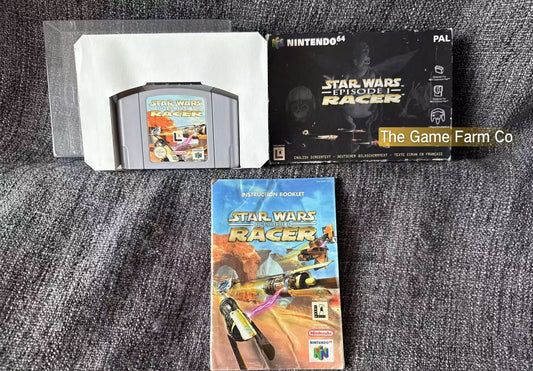 Star Wars Racer Episode 1 Game Boxed - Nintendo 64 / N64 - Pal Version