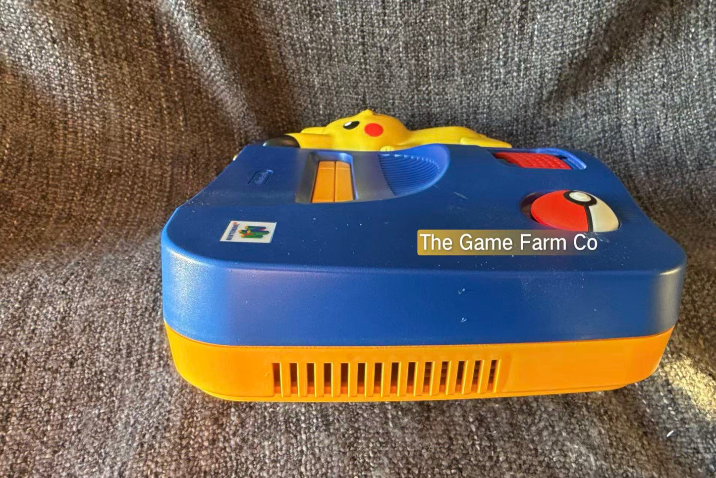 Pokémon Pikachu N64 Console HDMI Modded NTSC PAL Region Switch Nintendo 64 System W Expansion Pak