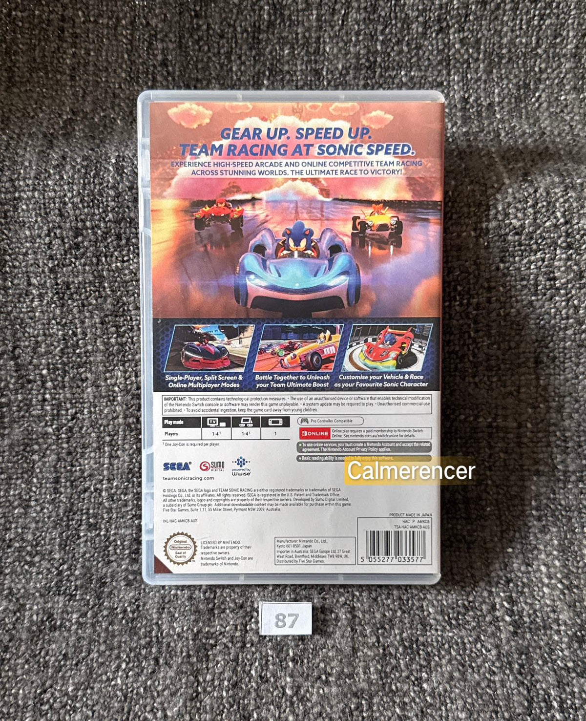 Sonic Racing Collection Switch Team Sonic Racing Switch Game - Nintendo Switch – The GameFarm Co.