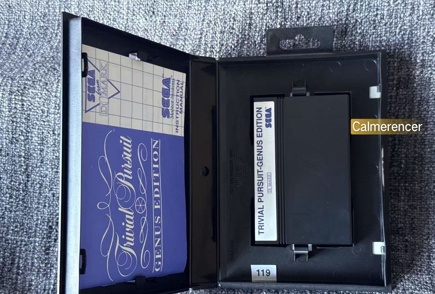 Trivial Pursuit In excellent condition Game - Sega Master System