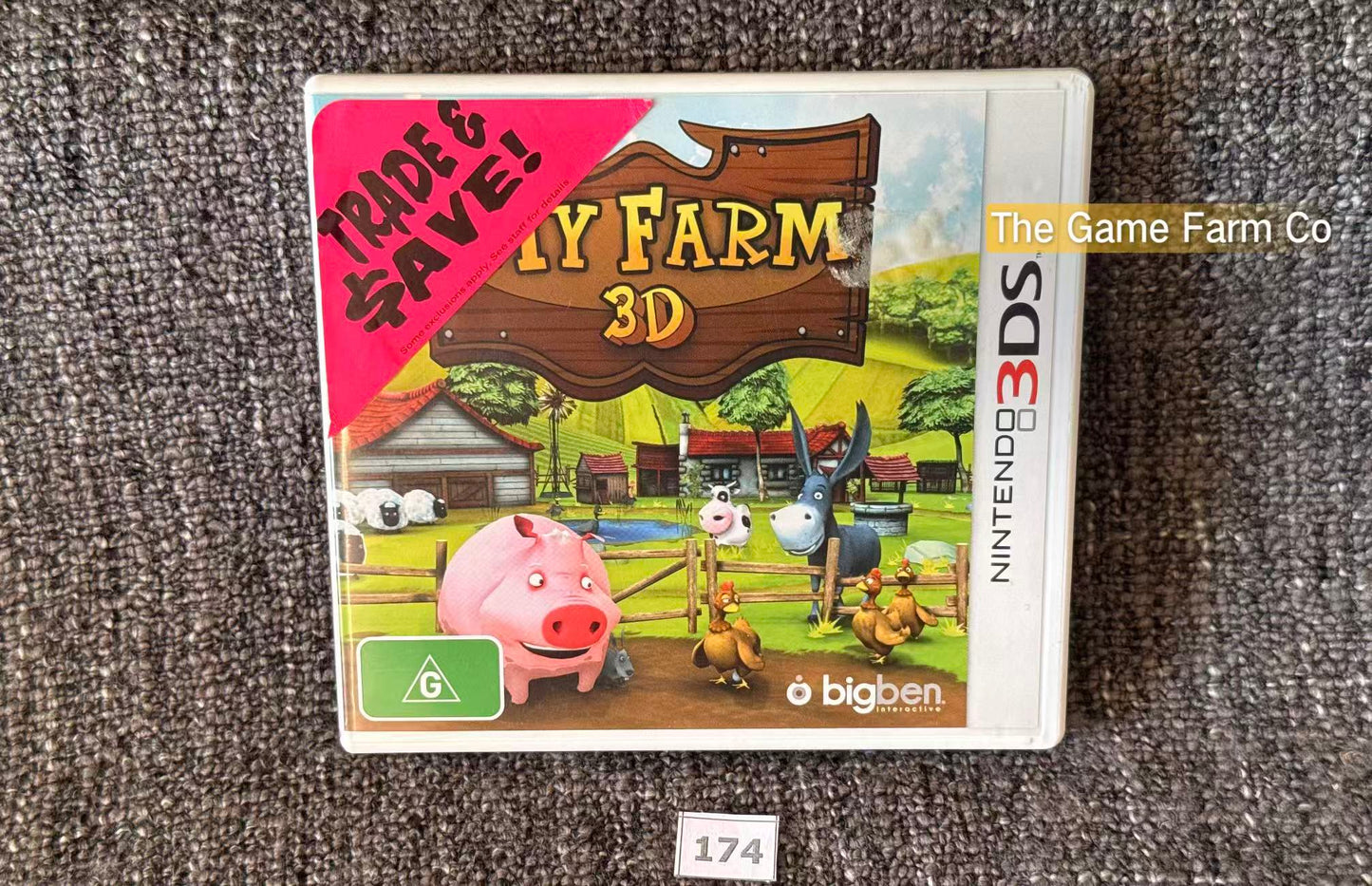 My Farm 3D Nintendo 3DS Physical Game CIB PAL Tested Used