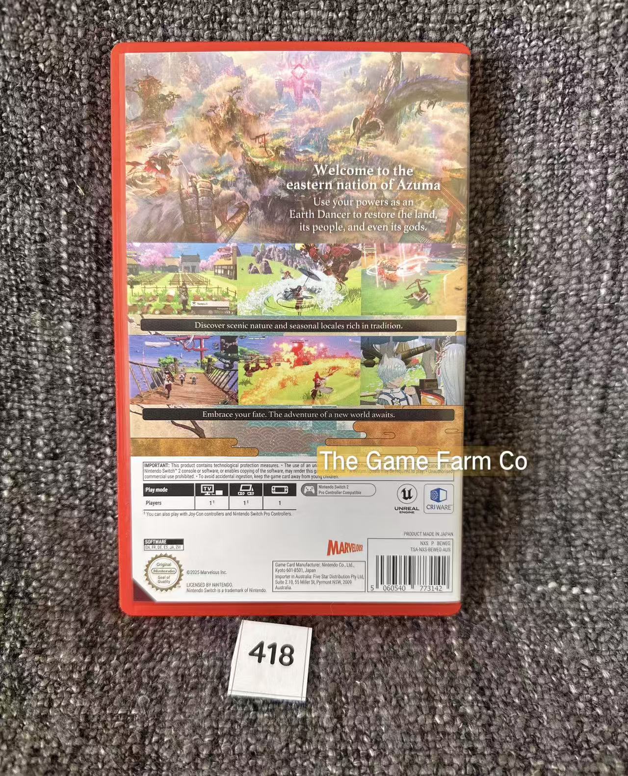 Rune Factory: Guardians of Azuma Nintendo Switch 2 Physical Game Brand New PAL