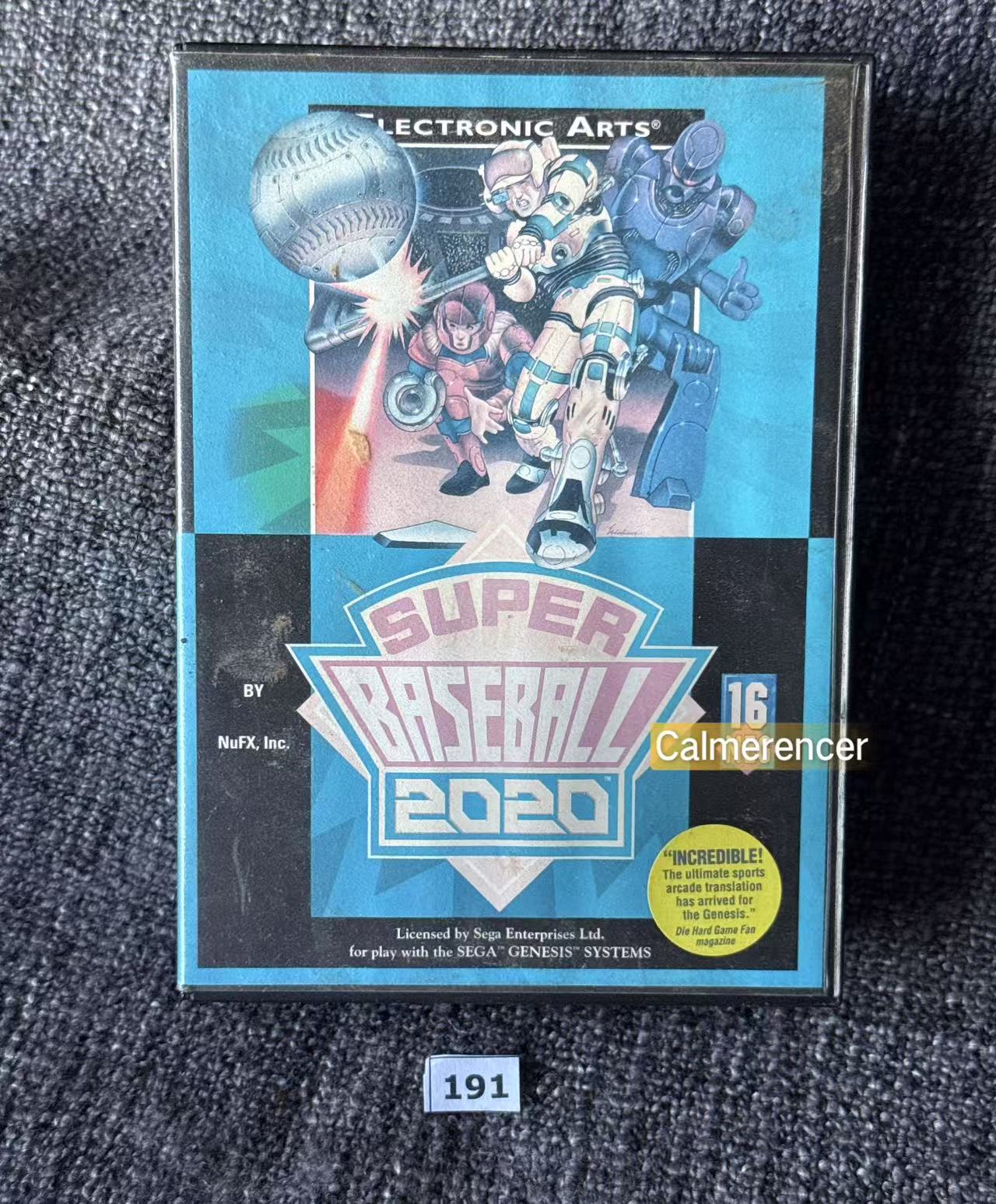 Super Baseball 2020 - No manual - Game - Sega Mega Drive